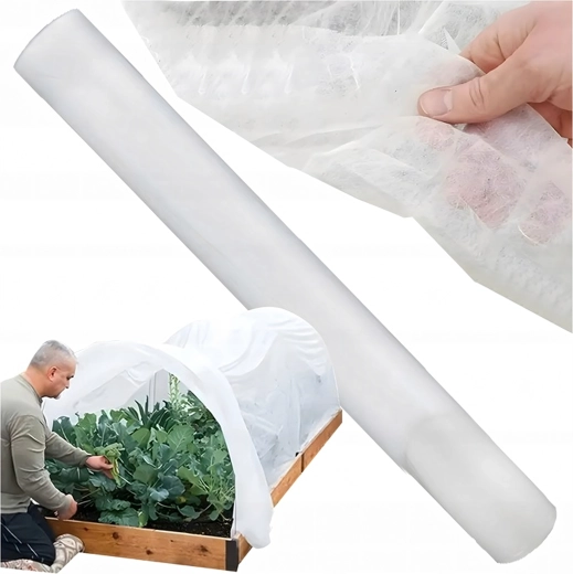 Agrotextile de couverture hivernale 1 × 15 m, 70 g/m², blanc