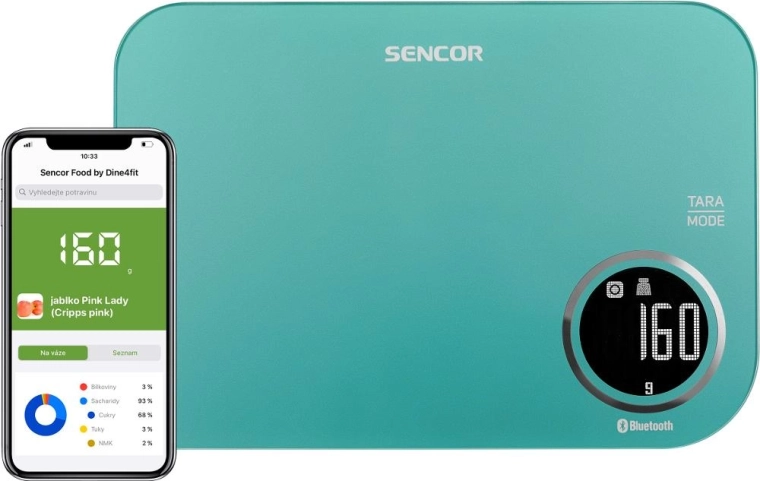 Balance de cuisine intelligente Sencor SKS 7071GR