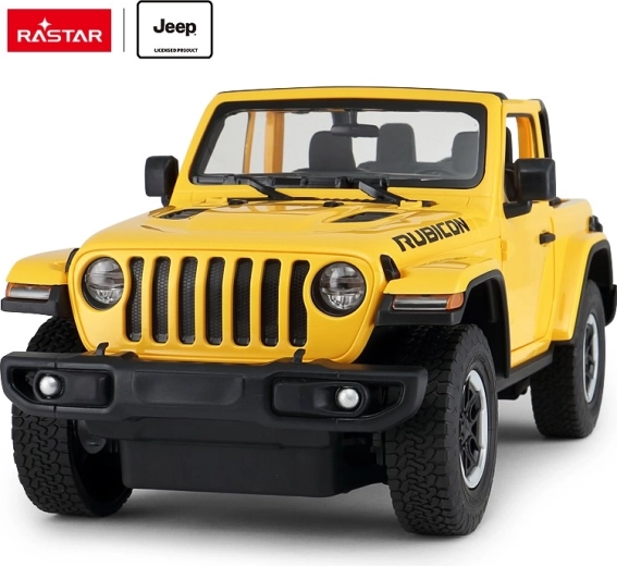 Jeep Wrangler JL radiocommandé Rastar à l’échelle 1:14 – Jaune