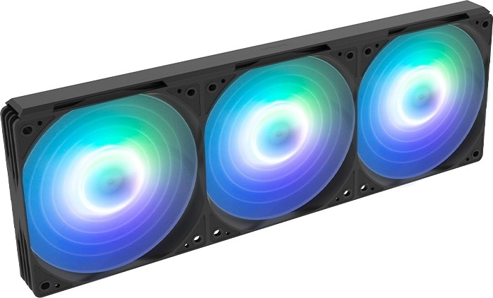 Trois ventilateurs 120 mm pour un flux optimal