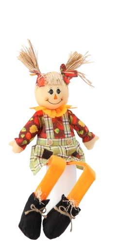 Épouvantail textile pour jardin 81 cm