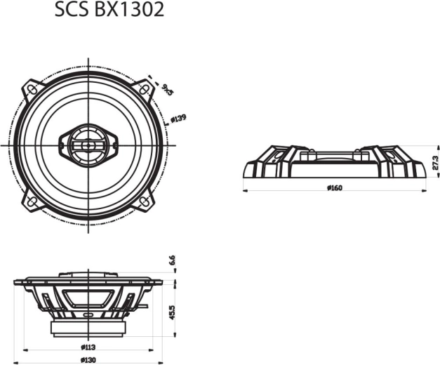 Format compact de 13 cm