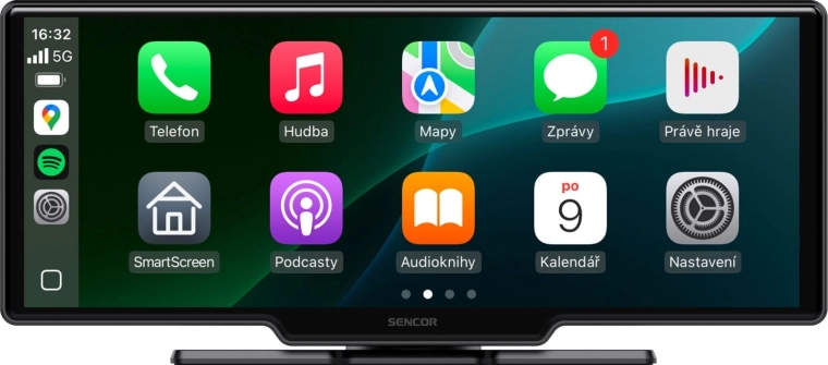 Écran voiture sans fil 10,26" avec Apple CarPlay et Android Auto, caméra arrière incluse
