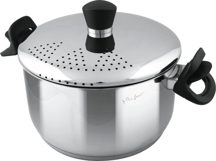 Marmite Lamart avec couvercle passoire 5,8 l