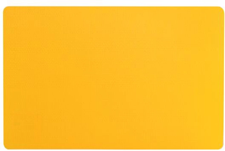 Set de table en plastique jaune 44 × 28,5 cm
