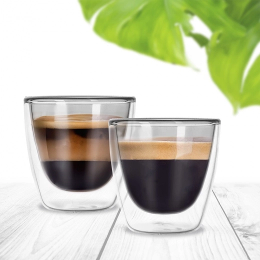Présentation élégante de l’espresso