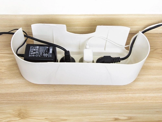 Dissimule multiprises et chargeurs