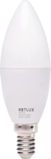 Ampoule LED Retlux en forme de flamme E14 3 W blanc chaud