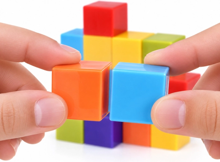 Assemblage magnétique pour une construction 3D rapide