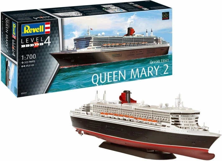Maquette plastique de navire Queen Mary 2 1:700
