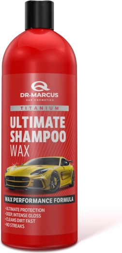 Shampoing auto Dr. Marcus Titanium avec cire 1000 ml