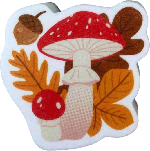 Éponge à vaisselle en forme de champignon