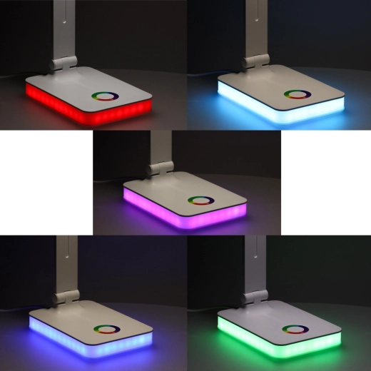 Rétroéclairage RGB de la base pour l’ambiance
