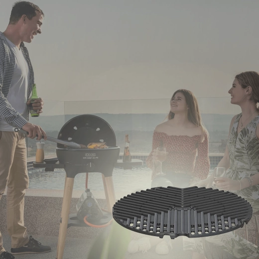 Cuisson uniforme et marques de grille prononcées
