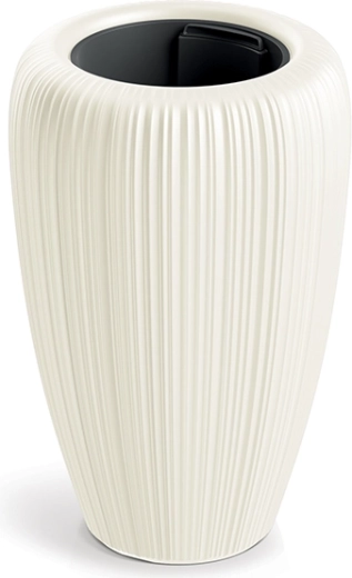 Cache-pot Orobo diamètre 29 cm chocolat blanc