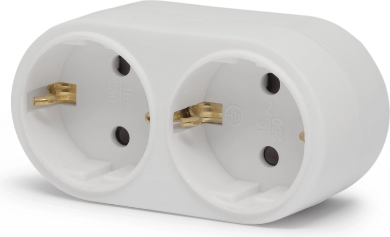 Multiprise avec 2 prises schuko