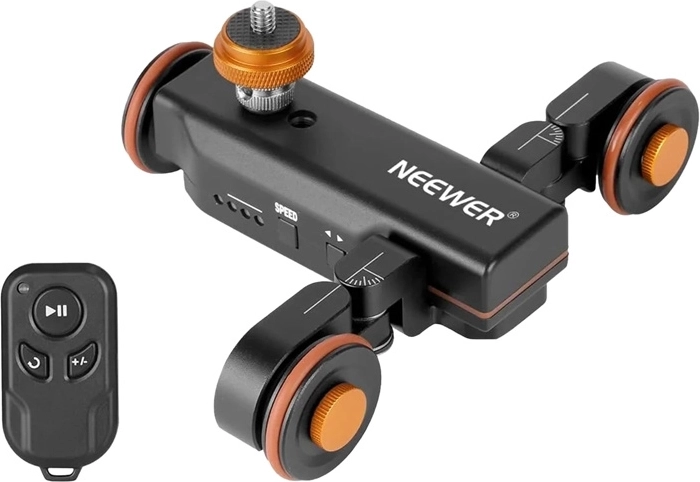 NEEWER DL100 chariot de caméra motorisé à trois roues avec télécommande