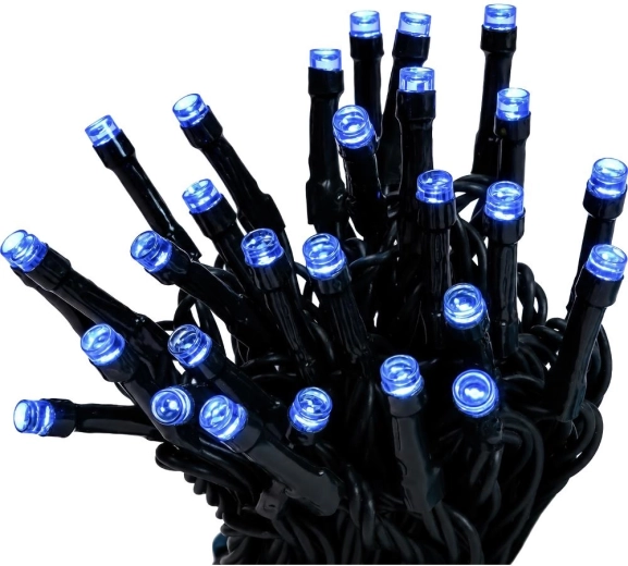 Guirlande lumineuse LED de Noël RETLUX bleue de 15 m, 150 LED