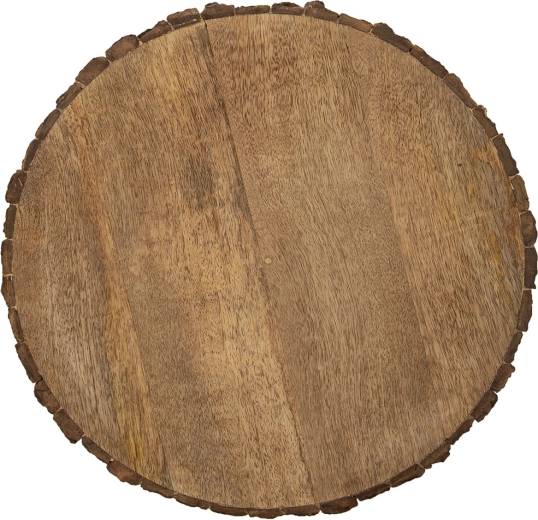 Planche à découper et à servir en bois de manguier de 39 cm