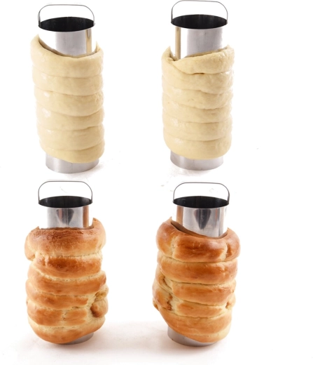 Forme traditionnelle du trdelník maison