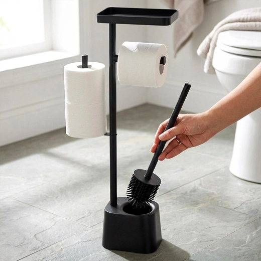 Brosse WC en silicone pour un nettoyage facile