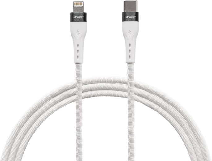 Câble de charge et de données USB‑C vers Lightning 1 m blanc