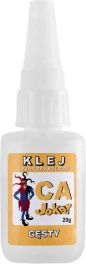 Colle cyanoacrylate Joker CA épaisse 20 g avec bouchon à aiguille