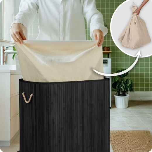 Sac en coton amovible pour un transport confortable