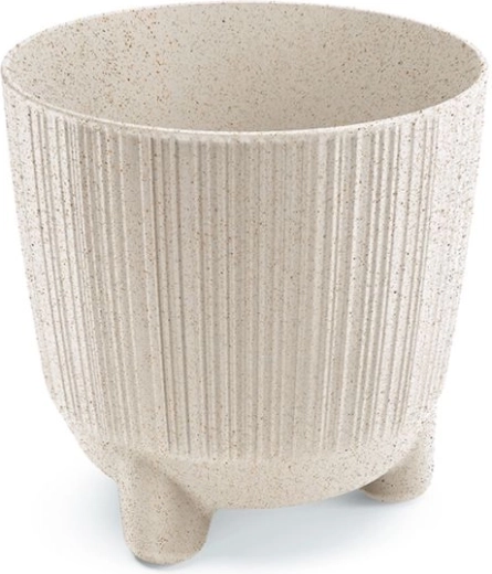 Cache-pot Ryfo N Eco Wood 14,5 cm blanc