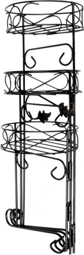 Structure métallique résistante de couleur noire