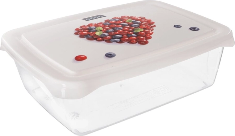 Boîte en plastique Frost Premium rectangulaire 0,95 l