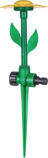 Arroseur de jardin en forme de fleur 35 cm, vert