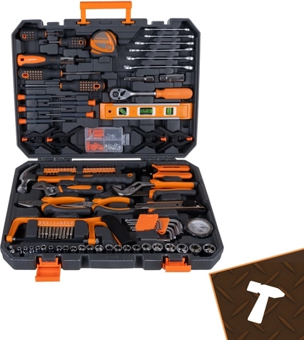 168 pièces dans une mallette bien organisée