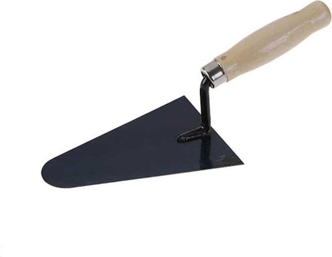 Truelle de maçon ronde en acier 160 × 110 mm