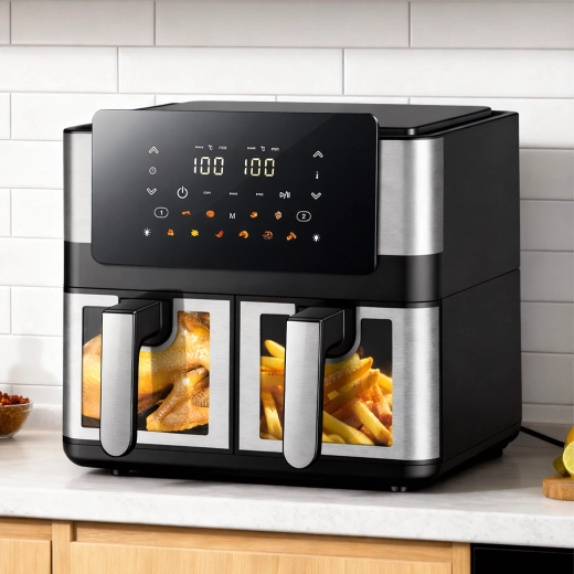 Commande tactile et fenêtres de contrôle pour surveiller la cuisson