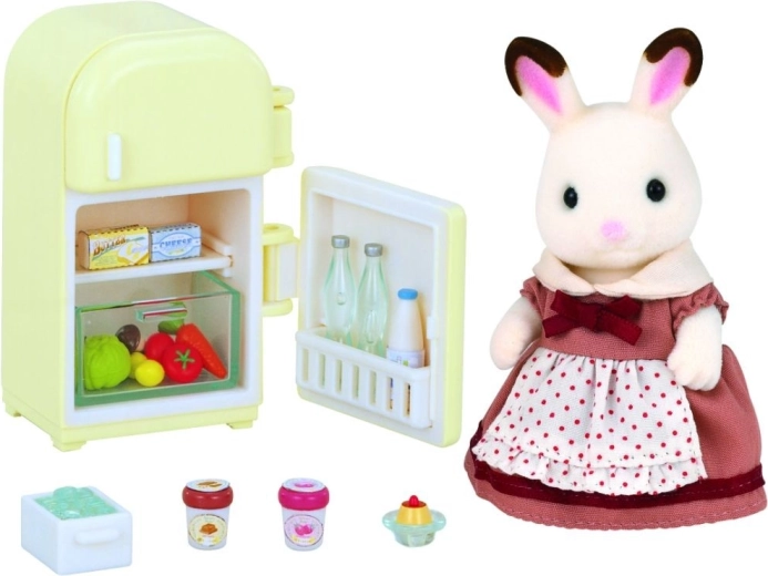 Meuble pour lapins Chocolate – réfrigérateur pour maman