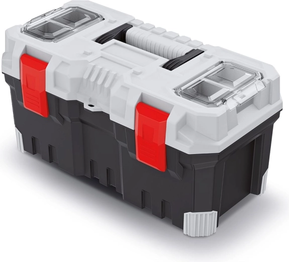 Coffre à outils en plastique Titan Plus 55 cm, gris