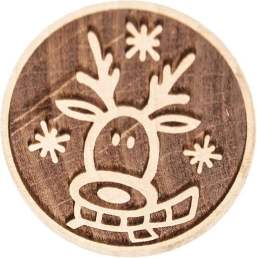 Motif de renne finement détaillé