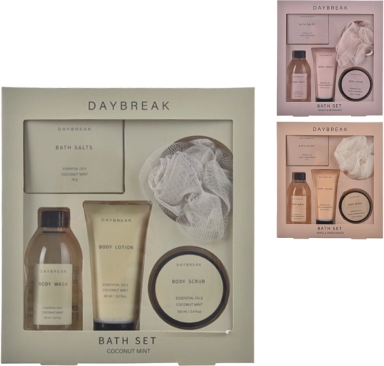 Coffret de bain 5 pièces (3 variantes)