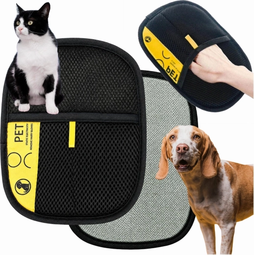 Gant statique anti-poils pour chiens et chats