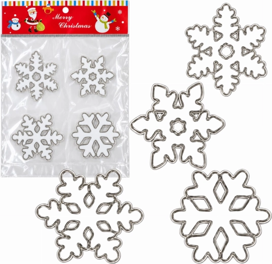 Autocollant gel pour fenêtre de Noël avec flocons de neige - 1 pièce