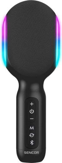 Microphone karaoké Sencor pour soirées avec haut-parleur