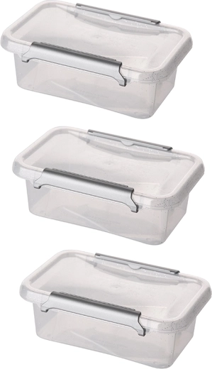 3 boîtes de 350 ml pour les portions et l’organisation du réfrigérateur
