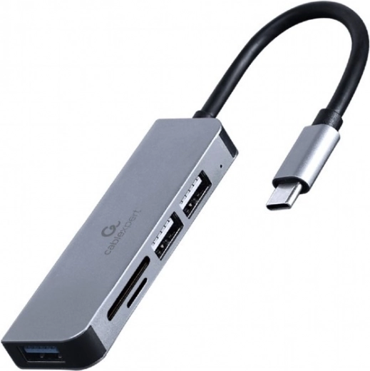 Hub USB-C 3 ports avec lecteur de cartes