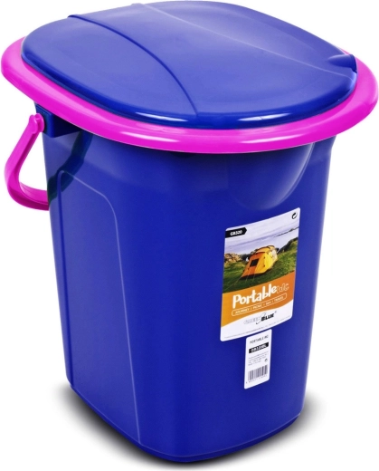 Toilettes portables de camping GreenBlue – Bleu-rose