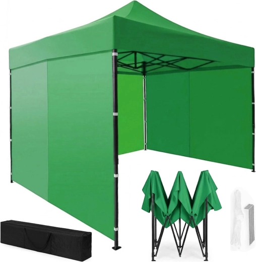 Tonnelle de jardin automatique pour fêtes 3 × 3 m verte MultiGarden