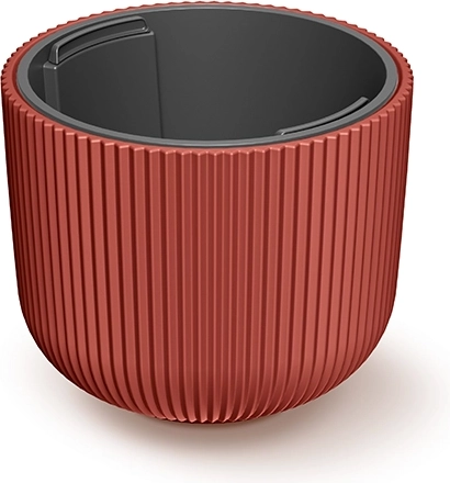 Cache-pot MILLY avec insert amovible 20 cm, couleur cuivre