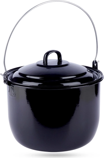 Marmite hongroise émaillée suspendue avec couvercle Ambiance 7,7 l