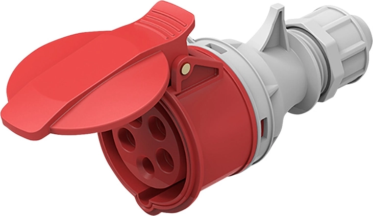 Solight prise industrielle droite 5p 400 V/16 A IP44 - 1 pièce