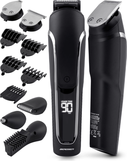 Kit universel 6‑en‑1 pour cheveux, barbe et corps